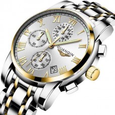 Годинник Guanqin Gold-White-SilverGold GS19095 CS