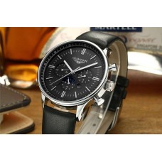 Годинник Guanqin Silver-Black-Black GQ12003 CL