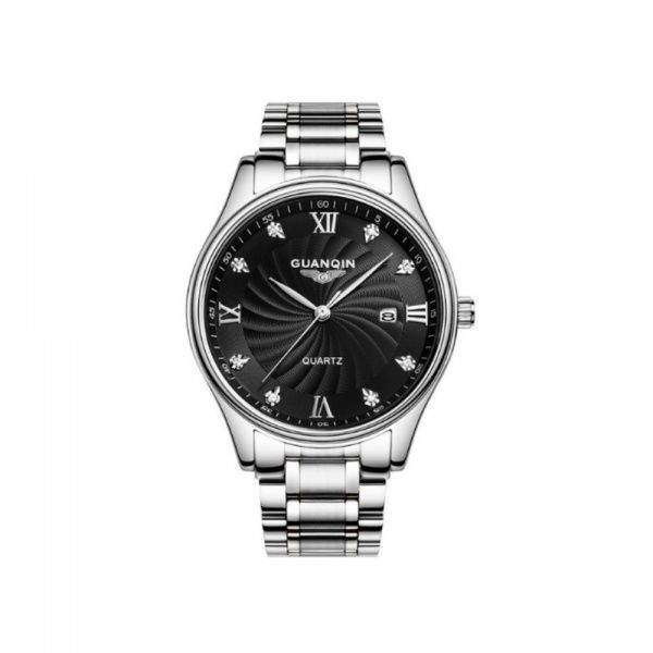 Годинник Guanqin Silver-Black-Silver GQ80007-1A CS - 3487629