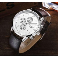 Часы Guanqin Silver-White-Brown GQ12006-A CL