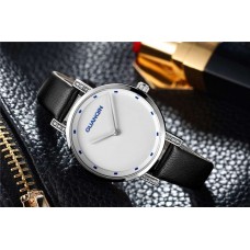 Часы Guanqin Silver-White-Black GS19111 CL