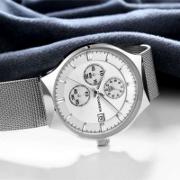 Часы Guanqin Silver-White-Silver GS19082 CS
