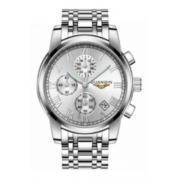 Часы Guanqin Silver-White-Silver GS19095 CS - 3487665