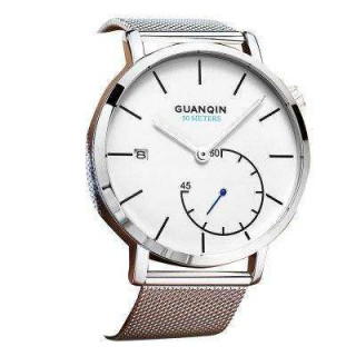 Годинник Guanqin Silver-White-Silver GS19083 CS