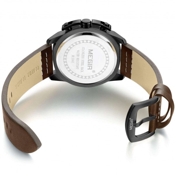 Годинник Megir Black Brown MG2062 - 3487673