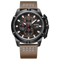 Годинник Megir Black Brown MG2062