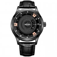 Годинник Megir Black MG1067