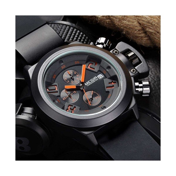 Годинник Megir Black MG2002 - 3487676 Годинник Megir Black MG2002 - 3487676