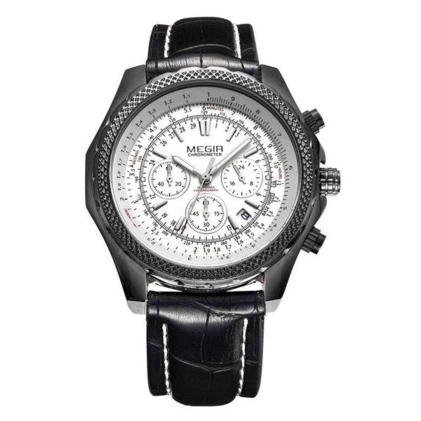 Годинник Megir Black MG2007 - 3487677