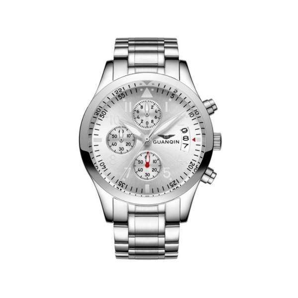Часы Guanqin Silver-White-Silver GS19064 CS - 3487678