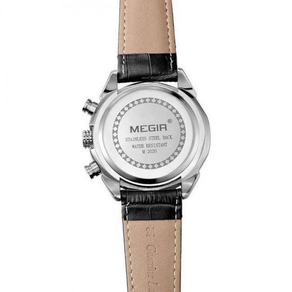 Годинник Megir Black MG2020 - 3487679