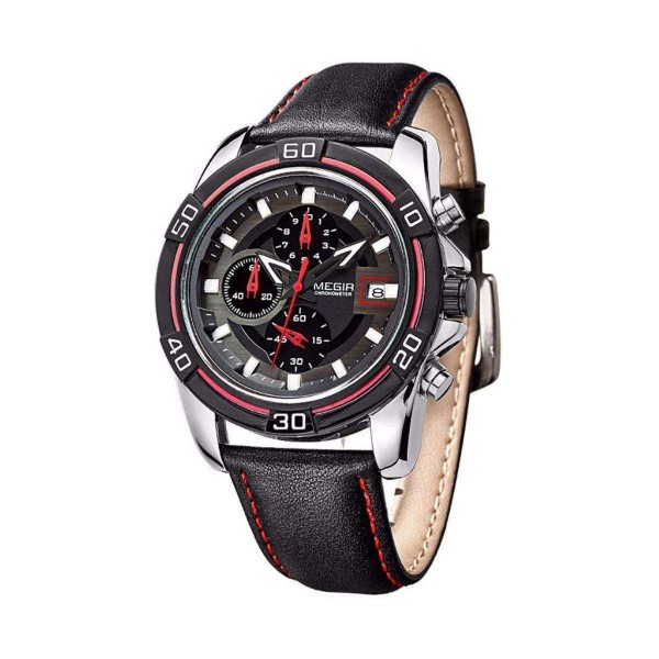 Годинник Megir Black MG2023 - 3487680