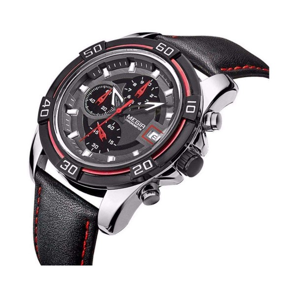 Годинник Megir Black MG2023 - 3487680