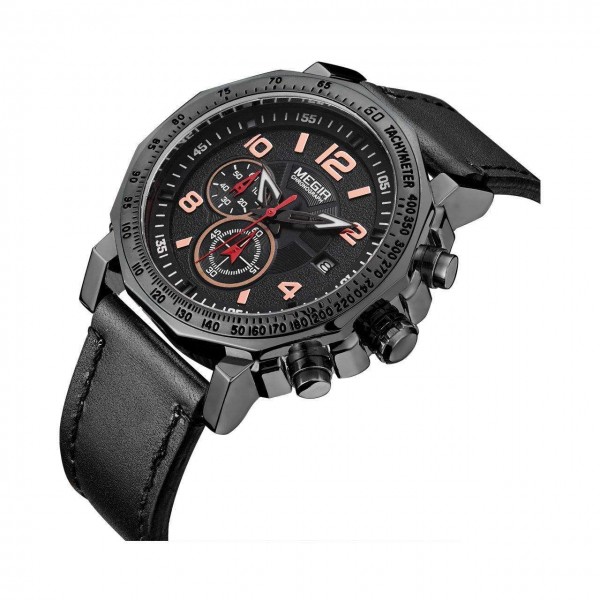 Годинник Megir Black MG2048 - 3487685