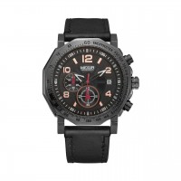 Годинник Megir Black MG2048