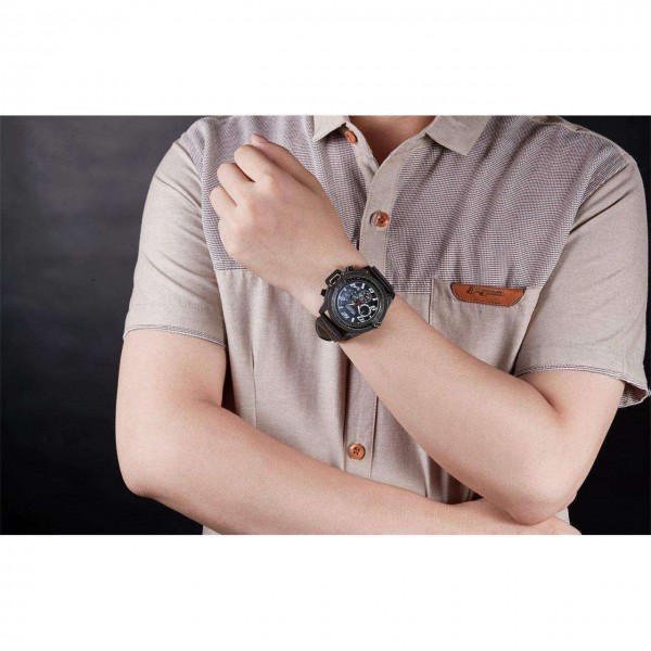 Годинник Megir Black MG2052 - 3487687