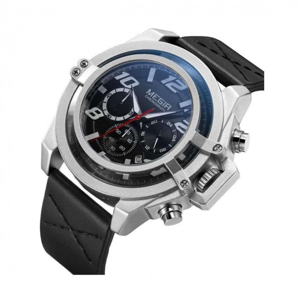 Годинник Megir Black MG2052 - 3487687