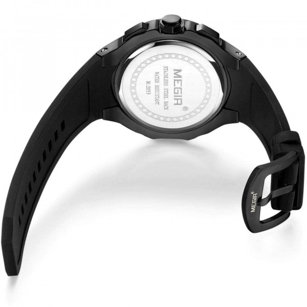 Годинник Megir Black MG2053 - 3487688