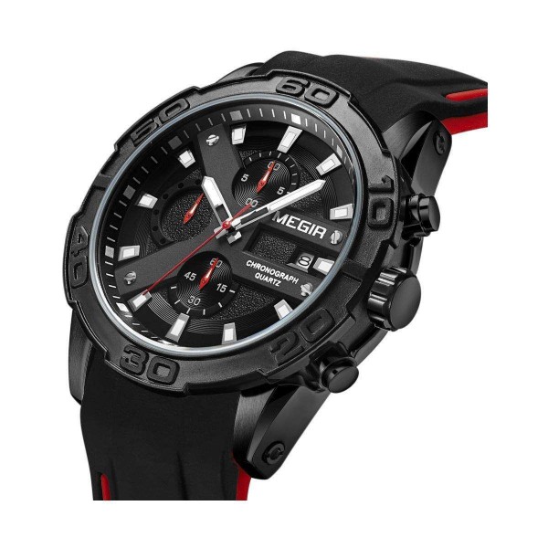 Годинник Megir Black MG2055 - 3487690