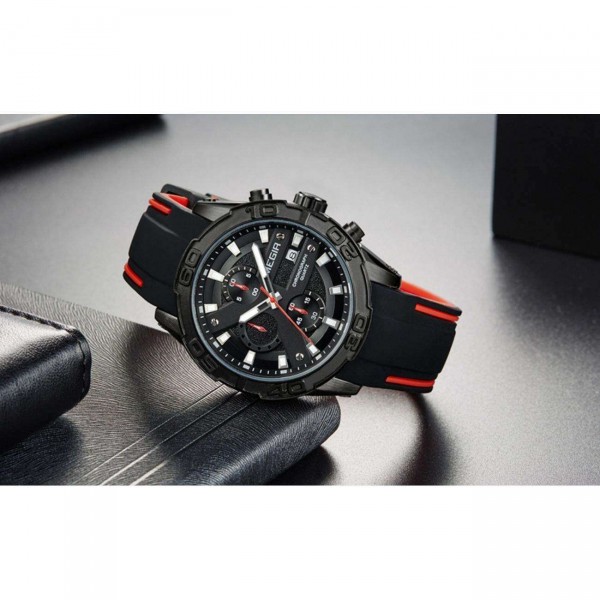 Годинник Megir Black MG2055 - 3487690