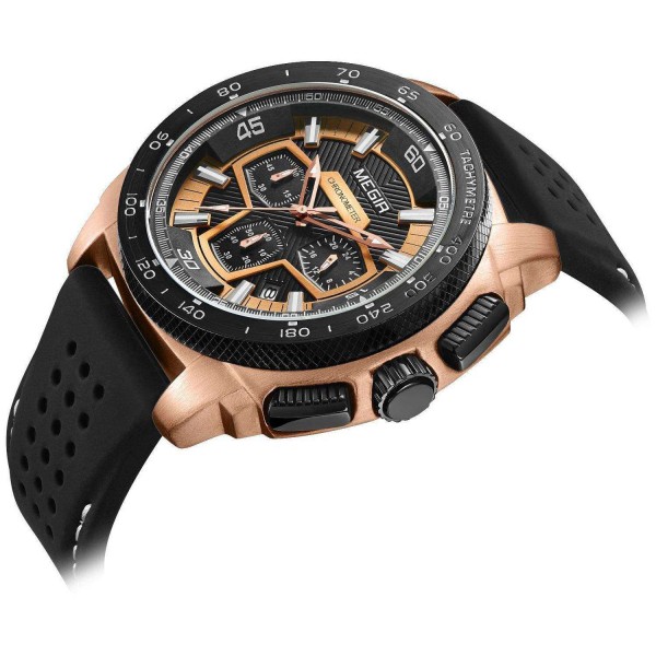 Годинник Megir Black MG2056 - 3487691