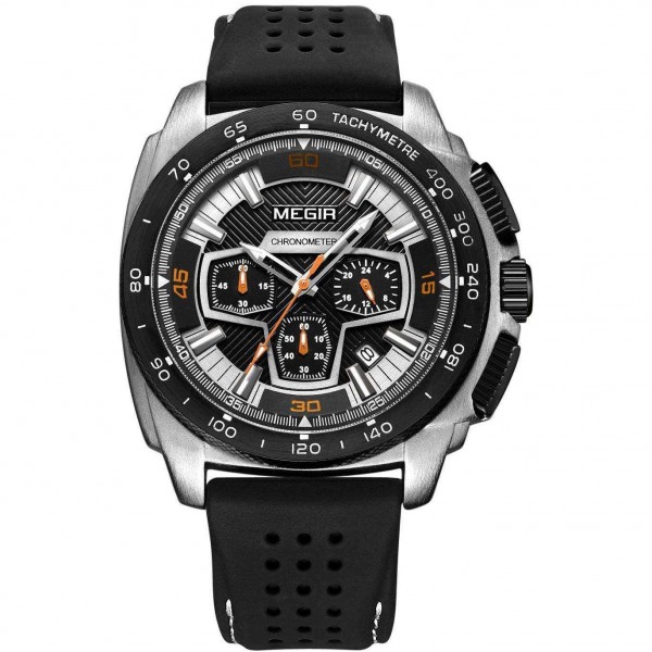 Годинник Megir Black MG2056 - 3487691