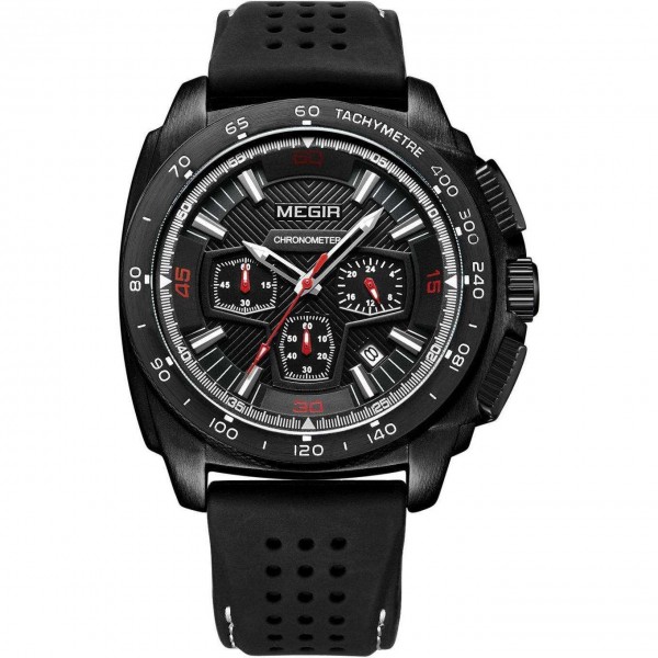 Годинник Megir Black MG2056 - 3487691