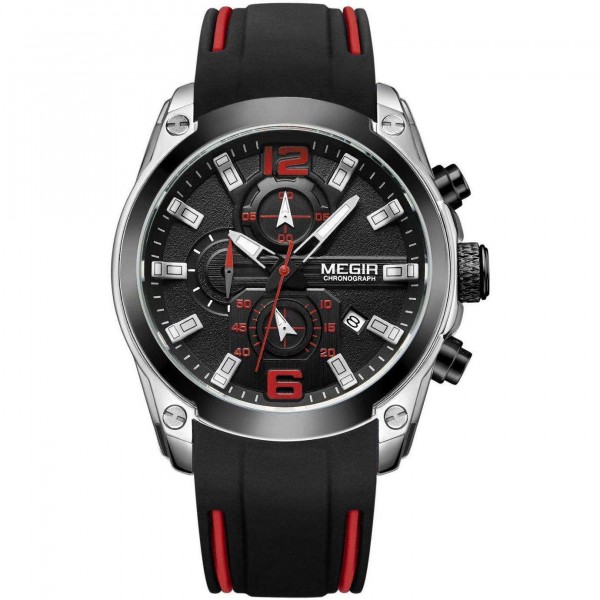 Годинник Megir Black MG2063 - 3487692