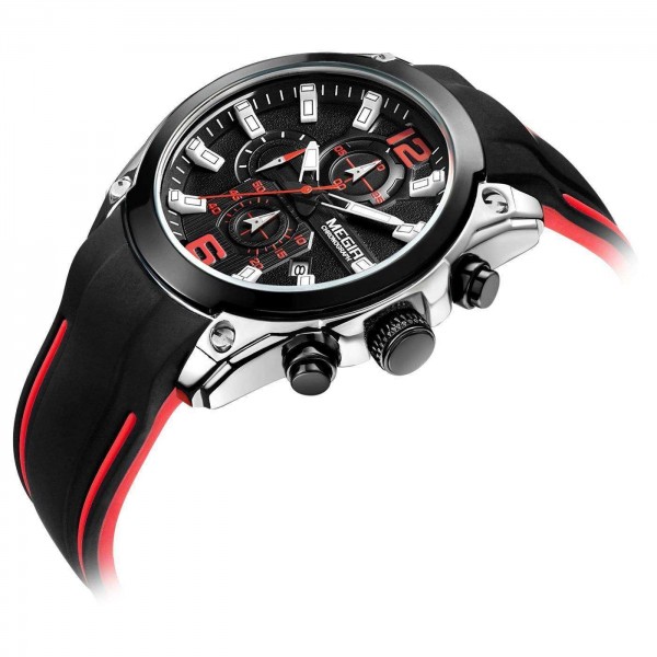 Годинник Megir Black MG2063 - 3487692