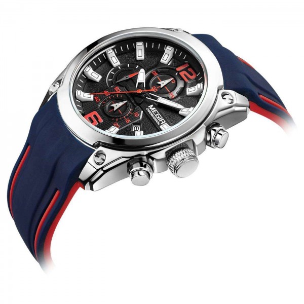 Годинник Megir Black MG2063 - 3487692