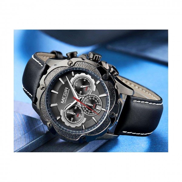 Годинник Megir Black MG2070 - 3487693