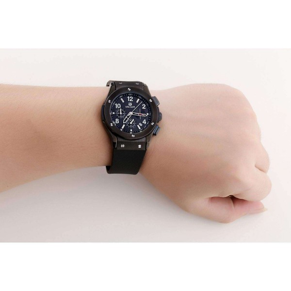 Годинник Megir Black MG3002M - 3487694