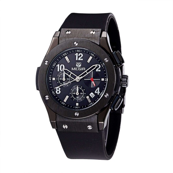 Годинник Megir Black MG3002M - 3487694