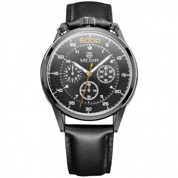 Годинник Megir Black MG3005 - 3487697