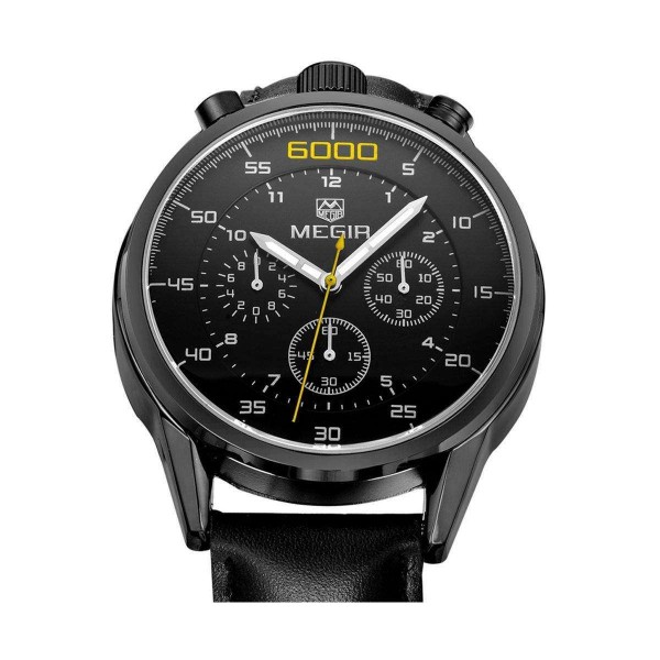 Годинник Megir Black MG3005 - 3487697