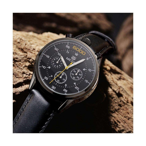 Годинник Megir Black MG3005 - 3487697