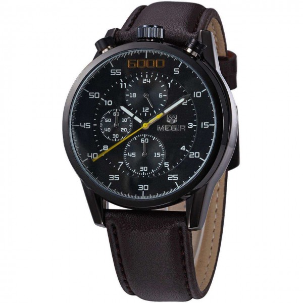 Годинник Megir Black MG3005 - 3487697