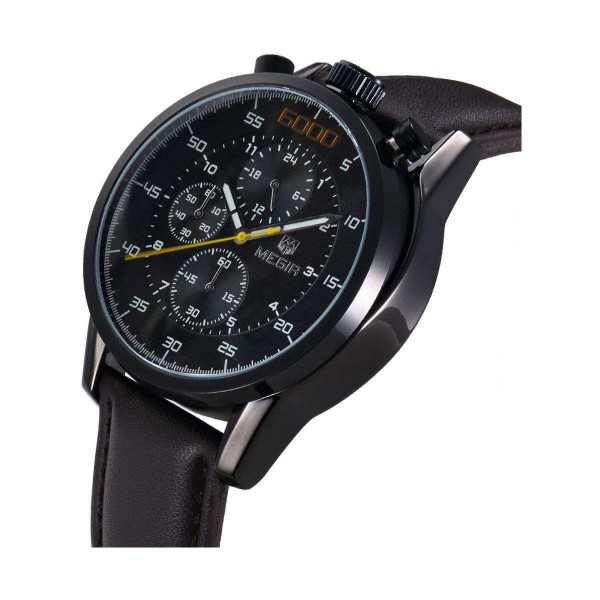 Годинник Megir Black MG3005 - 3487697