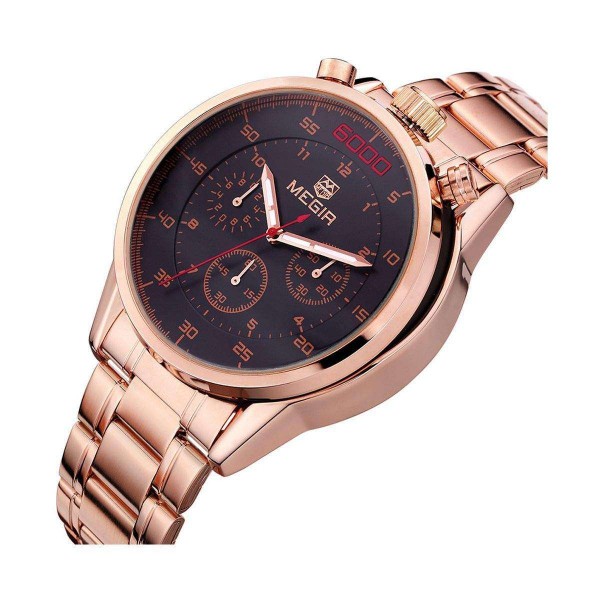 Годинник Megir Black MG3005 - 3487697