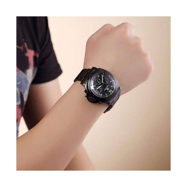 Годинник Megir Black MG3006 SS - 3487699