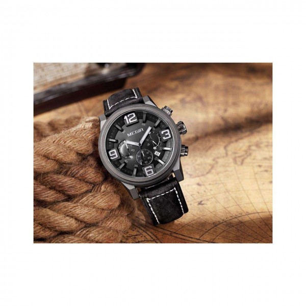 Годинник Megir Black MG3010 - 3487700 Годинник Megir Black MG3010 - 3487700