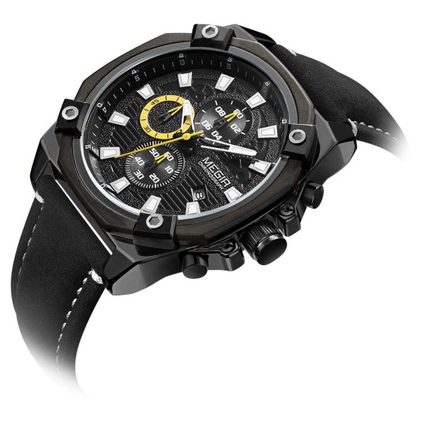 Годинник Megir Black MG2054 - 3487702 Годинник Megir Black MG2054 - 3487702