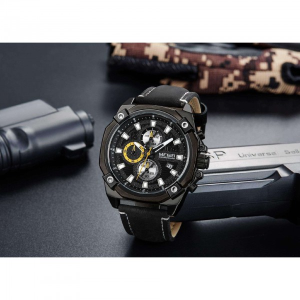 Годинник Megir Black MG2054 - 3487702 Годинник Megir Black MG2054 - 3487702