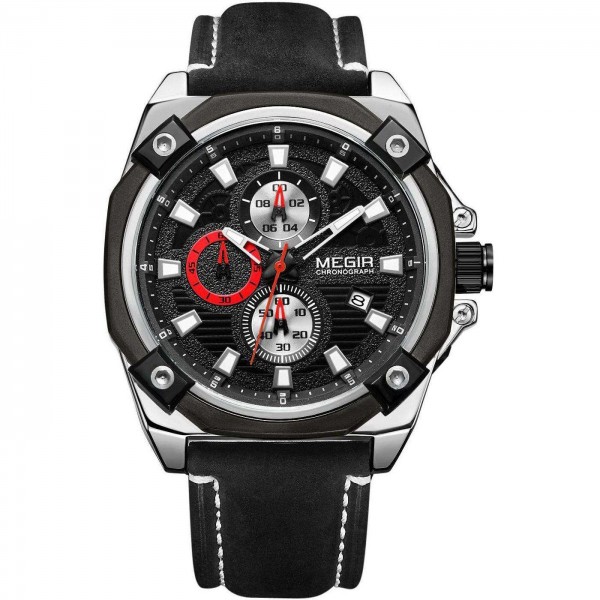 Годинник Megir Black MG2054 - 3487702