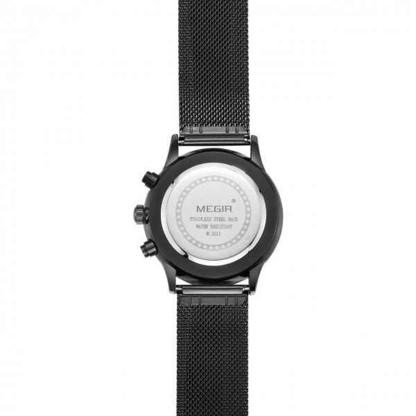 Годинник Megir Black MG2011 SS - 3487707 Годинник Megir Black MG2011 SS - 3487707