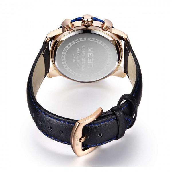 Годинник Megir Blue Black MG2046 - 3487709