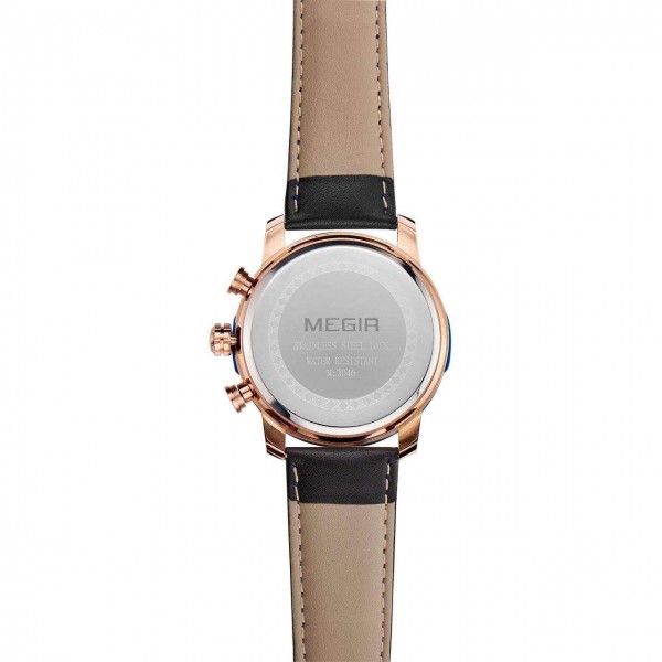 Годинник Megir Blue Black MG2046 - 3487709
