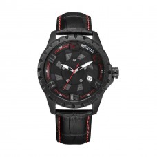 Годинник Megir Black Red MG1074
