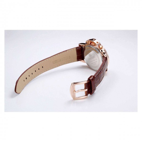 Годинник Megir Gold Black Brown MG3006 - 3487718
