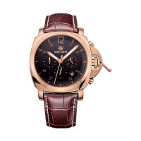 Часы Megir Gold Black Brown MG3006